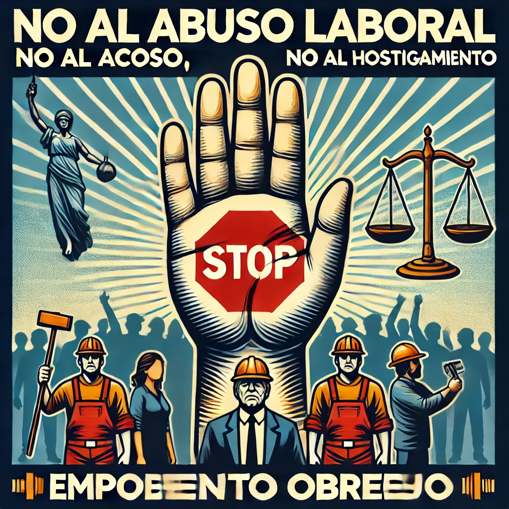 NO AL ABUSO LABORAL EMPODERAMIENTO OBRERO.